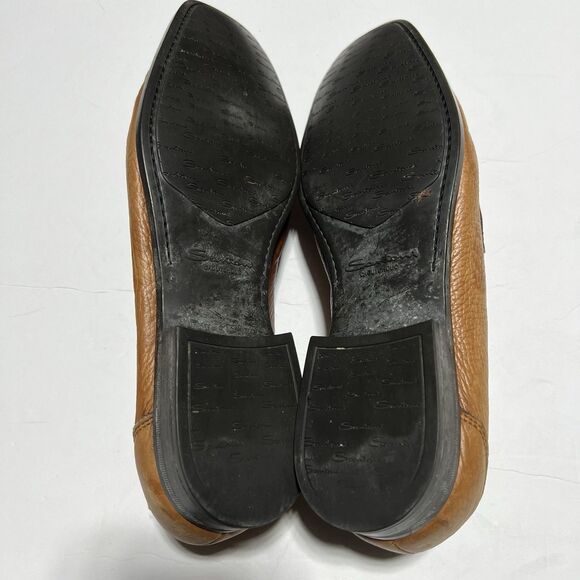Santoni Ascott British Tan Men’s Leather Penny Loafers Size 11